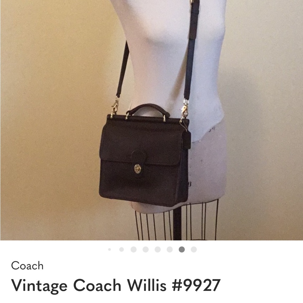 Vintage Coach Willis 9927 Mahogany Leather Bag RESTORED PRISTINE NO FLAWS ✨ ✨✨ - Picture 15 of 16